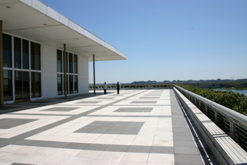 The Kennedy Center river terrace during the national festival