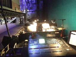 Spring Awakening — FOH console under the marquee