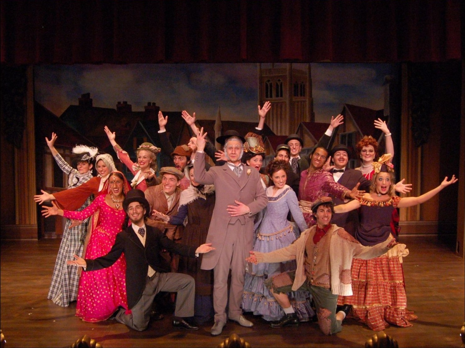 The Mystery of Edwin Drood — company musical number in the music-hall setting